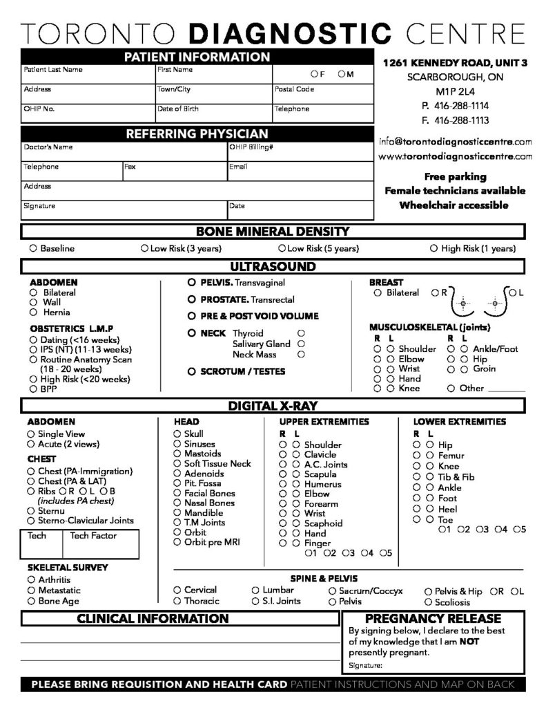 TDC Requisition Form